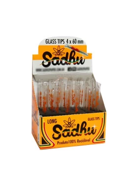 Caixa de Piteira de Vidro longa Sadhu 4mm