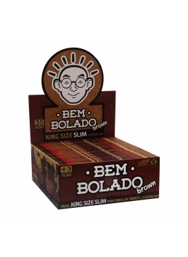 Caixa de Seda Bem Bolado Brown King Size Slim