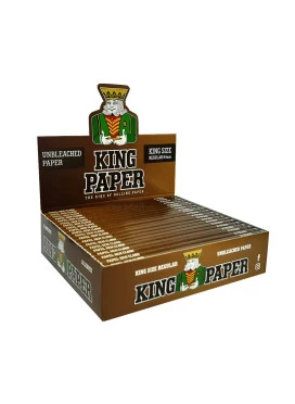 Caixa de Seda King Paper Unbleached King Size