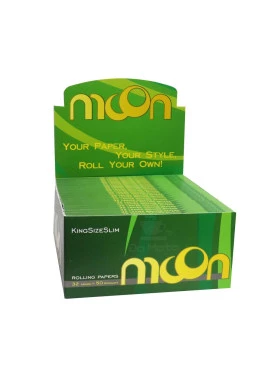 Caixa de Seda Verde Moon King Size