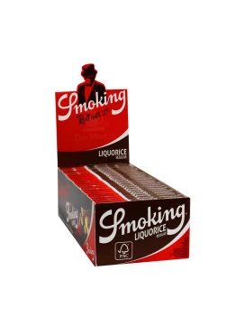 Caixa de Seda Smoking Liquorice Regular