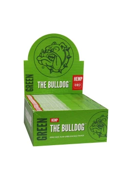 Caixa de Seda The Bulldog Green Eco Hemp King Size