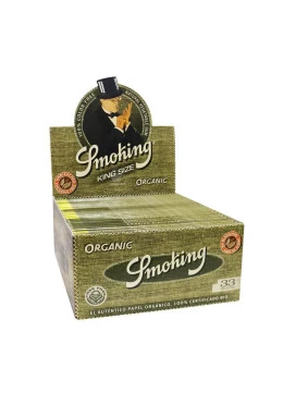 Caixa de Seda Smoking Organic King Size