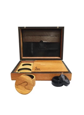 Rolling Box Wood Burning Wave