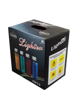Caixa de Isqueiro Chama Lighter C/50
