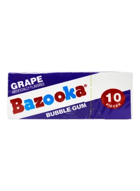 Chiclete importado Bazooka Grape