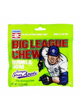 Chiclete Importado Big League Chew Sour Apple