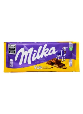 Chocolate Importado Milka Triple Caramel 90g