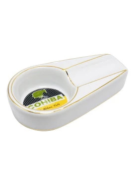 Cinzeiro de Porcelana Cohiba Branco