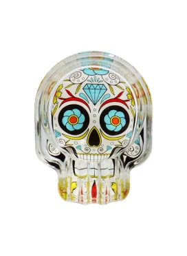 Cinzeiro de Vidro Diamond Skull