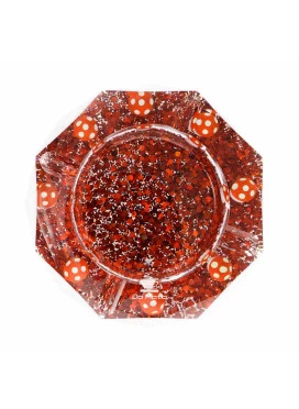 Cinzeiro de Resina Cogumelos Red Shine