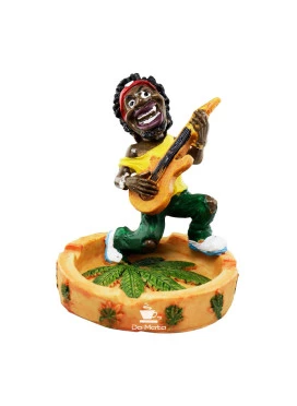 Cinzeiro de Resina Reggae Tocando Violão
