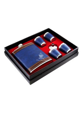 Kit de Cantil Metal 236ml C/6 Peças Azul