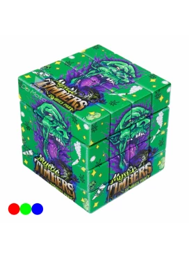 Dichavador de Plástico Cubo Mágico Zumbi 4 Partes