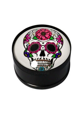 Dichavador de Metal 3 Partes Flower Skull