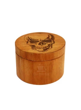 Dichavador Wood Burning Médio Caveira