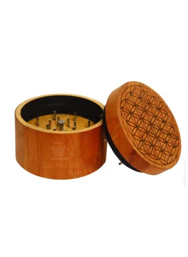 Dichavador Wood Burning Médio Flor da Vida