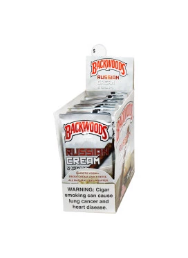 Caixa de Blunt Backwoods Russian Cream