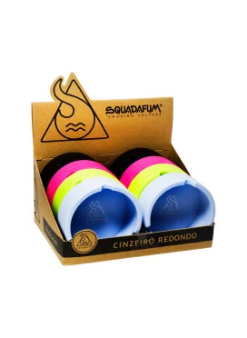 Display de Cinzeiro de Silicone Squadafum Redondo