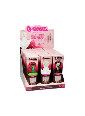 Caixa de Cone G-Rollz Pink 1 1/4