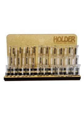 Display de Piteira de Vidro Holder Variadas