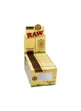 Caixa de Seda Raw Hemp Connoisseur c/ Piteira