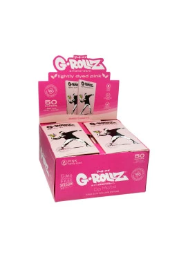 Caixa de Seda G-Rollz Banksy Pink KS c/ Piteira