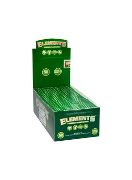 Caixa de Seda Elements Green Single Wide 