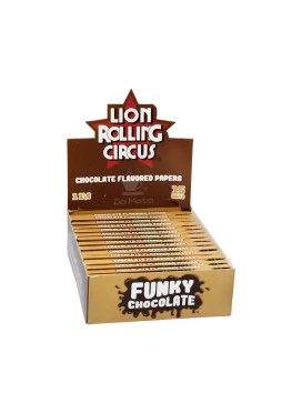 Caixa de Seda Lion Rolling Circus Chocolate 1 1/4