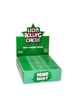 Caixa de Seda Mint Lion Rolling Circus 1 1/4