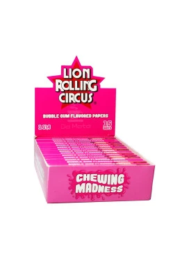 Caixa de Seda de Chiclete Lion Rolling Circus 1 ¼ - 15 un