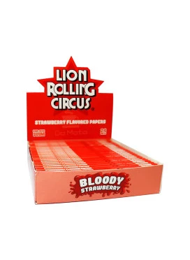 Caixa de Seda de Strawberry Lion Rolling Circus King Size