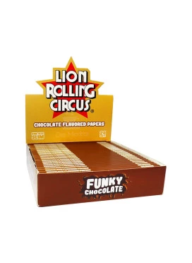 Caixa de Seda Lion Rolling Circus Chocolate King Size