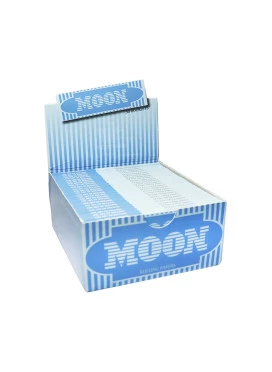 Caixa de seda Moon Azul King Size