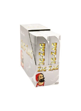 Caixa de Seda Zig-Zag Silver Slim