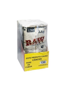 Caixa de Tabaco Raw Bright Leaf Blond - 5 un