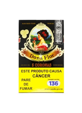 Caixa de Charutos Dona Flor Corona Mata Fina C/5