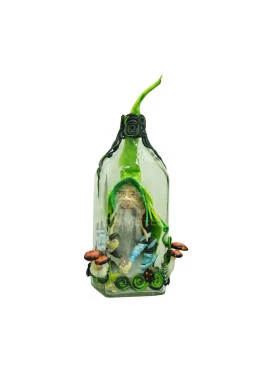 Duende na Garrafa Médio Verde