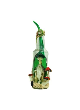 Duende na Garrafa Pequeno Verde