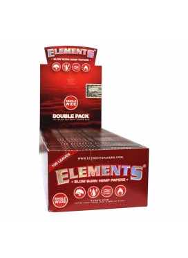 Caixa de Seda Elements Red Double Pack 