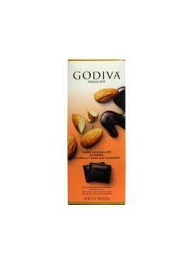 Dark Chocolate Amargo Belga Godiva Amêndoas 