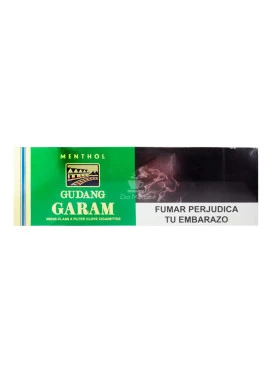 Caixa de Gudang Garam Menthol Importado