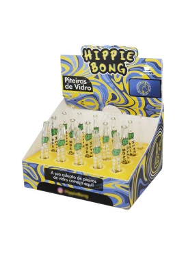 Caixa de Piteira Hippie Bong Longa C/ Bucal Mix