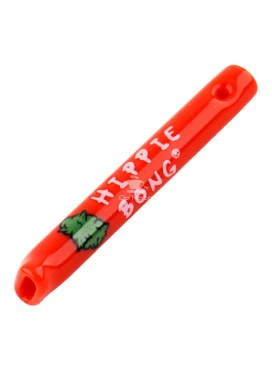 Piteira de Vidro Hippie Bong Colorida 5mm c/ 4,5cm 