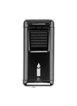 Maçarico Premium Metal Hit Triple Flame Black