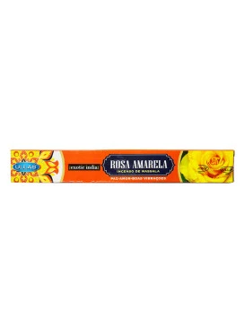 Incenso Massala Ullas Rosa Amarela 