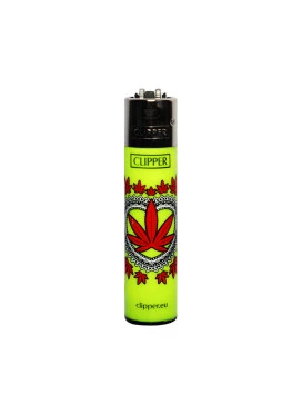 Isqueiro Clipper Leaves Green