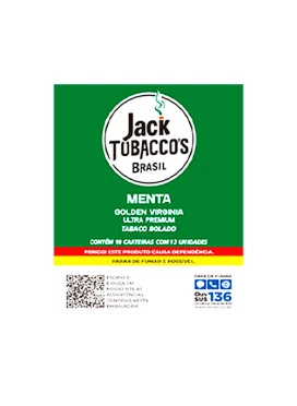 Caixa de Jack Tobacco´s Menta