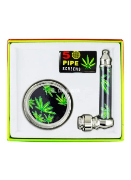 Kit de Pipe de Metal Com Acessórios