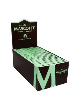 Caixa de Seda Mascotte Brown 1 1/4 Magnet